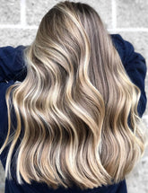 Natural Highlights for Bronde Wigs 100% Real Human Hair for Caucasian | Free Shipping