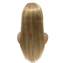 Mebary Golden Brown to Blonde Ombre Lace Front Wigs for White Women 100% Human Hair