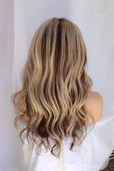 Mebary Ombre Highlight Blonde Lace Front Wigs for White Women 100% Human Hair