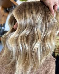 Butter Blonde Hair Wigs 100% Real Human Hair for Caucasian | Free Shipping