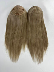 Mebary 5.5x6.5 Mono Top Highlight Human Hair Topper For Hair Loss