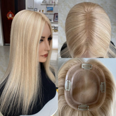 Mebary 5x6 Inches Mono Base Virgin Human Hair Topper