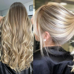 Ash Brown Blonde Balayage Body Wave Wigs 360 Frontal Wig 100% Human Hair