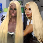 613 Blonde Hair Straight Brazilian Virgin Human Hair Wigs