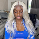 White Transparent HD Lace Wigs Body Wave 100% Human Hair