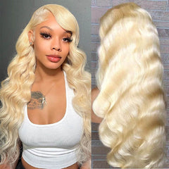 613 Blonde Hair 13x4 HD Lace Front Human Hair Wigs Body Wave