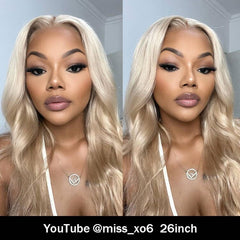 Ash Blonde Wigs 13x4 HD Lace Front Human Hair Wigs