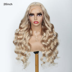 Ash Blonde Wigs 13x4 HD Lace Front Human Hair Wigs