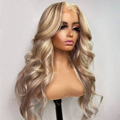 Blonde Balayage Highlights Glueless 4x4 Lace Wig