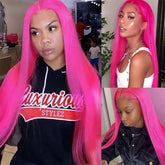 Colored Wigs Dyed From 613 Blonde Straight Human Hair Wigs
