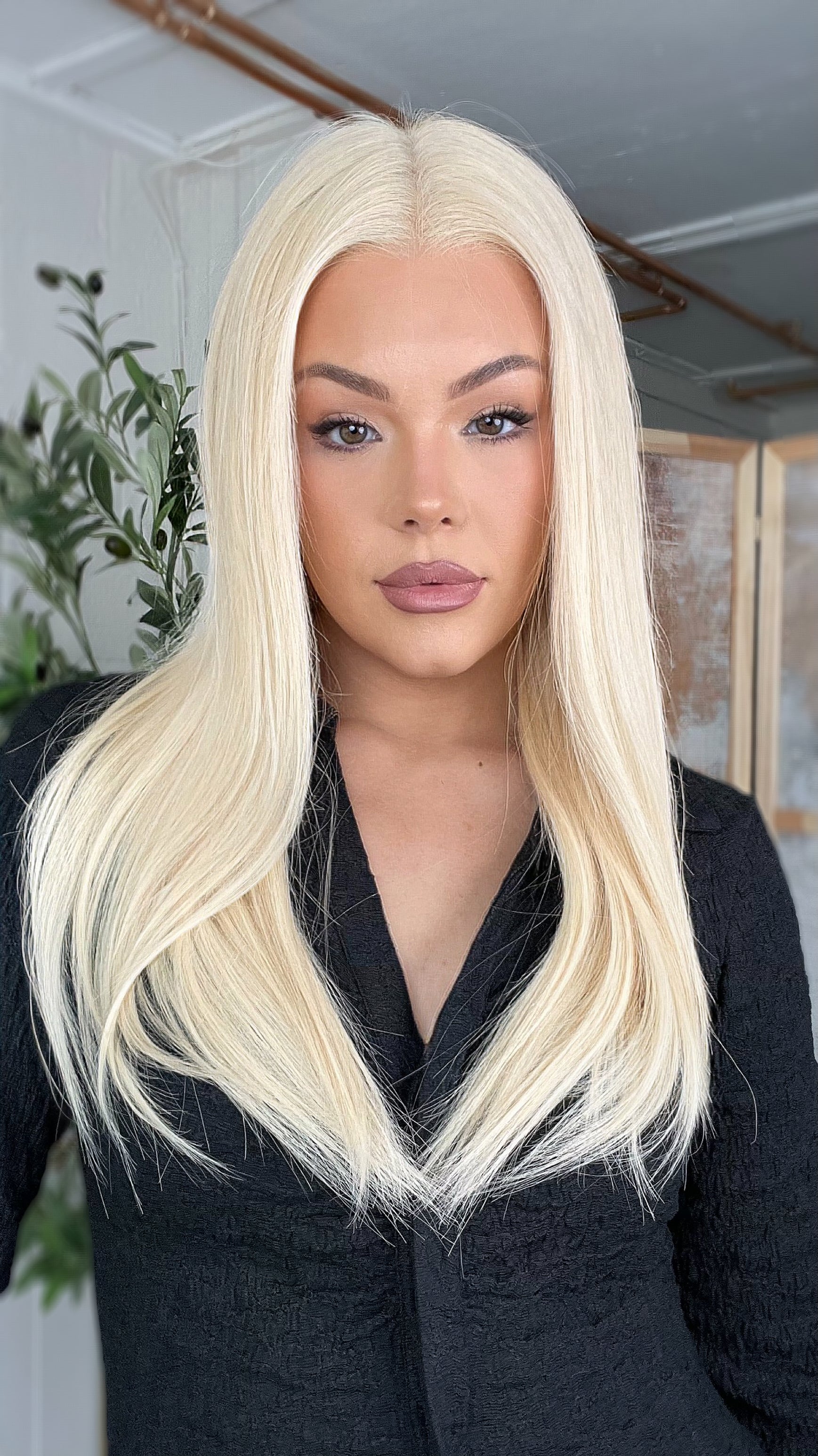 #613 Blonde Wigs 100% Real Human Hair for Caucasian 180% Density
