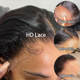Ombre Highlights #4/27 Water Wave Human Hair Wig
