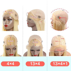 Skunk Stripe Human Hair Wigs