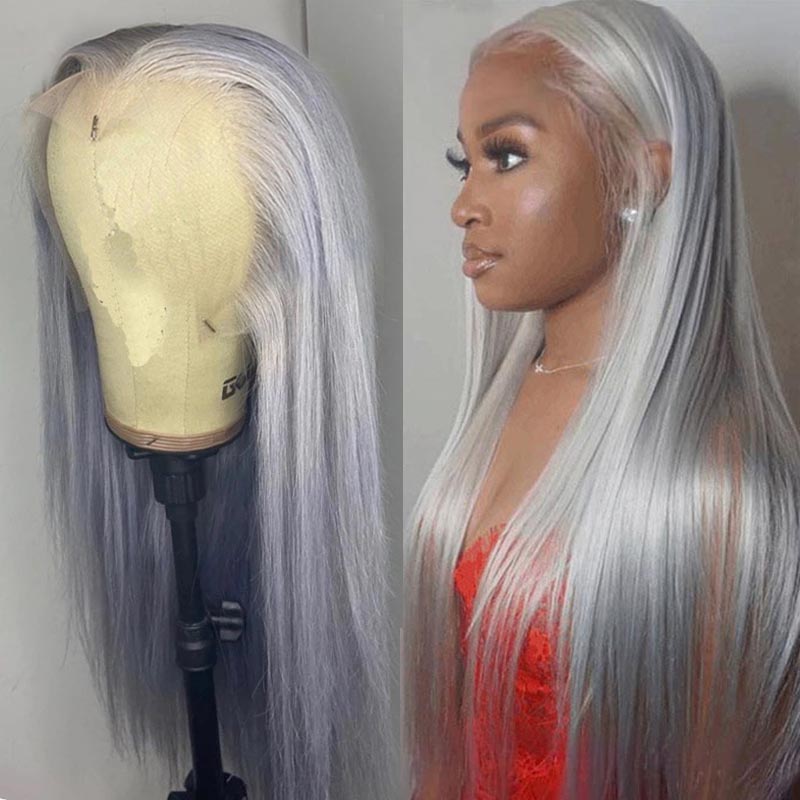 Colored Wigs Dyed From 613 Blonde Straight  Human Hair Wigs