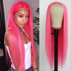 Colored Wigs Dyed From 613 Blonde Straight  Human Hair Wigs
