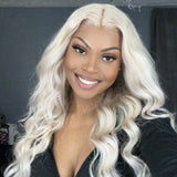 White Transparent HD Lace Wigs Body Wave 100% Human Hair