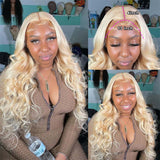613 Blonde Hair 13x4 HD Lace Front Human Hair Wigs Body Wave