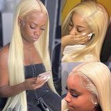 Blonde 13*6 HD Lace Wig  Human Hair Wigs Bone Straight / Body Wave / Deep Wave