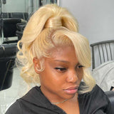 613 Blonde Wig 360 HD Lace Frontal Human Hair Wigs Body Wave