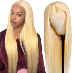 613 Honey Blonde Wig 13x4 HD Lace Front Human Hair Wigs Brazilian Straight Hair