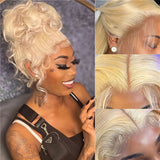 613 Blonde Wig 360 HD Lace Frontal Human Hair Wigs Body Wave