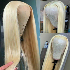 Blonde 13*6 HD Lace Wig  Human Hair Wigs Bone Straight / Body Wave / Deep Wave