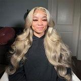 Ash Blonde Wigs 13x4 HD Lace Front Human Hair Wigs