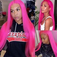 Colored Wigs Dyed From 613 Blonde Straight  Human Hair Wigs