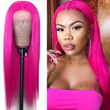 Colored Wigs Dyed From 613 Blonde Straight  Human Hair Wigs