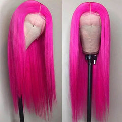 Colored Wigs Dyed From 613 Blonde Straight  Human Hair Wigs