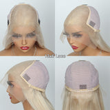 White HD Lace Wigs Bone Straight Human Hair Wigs